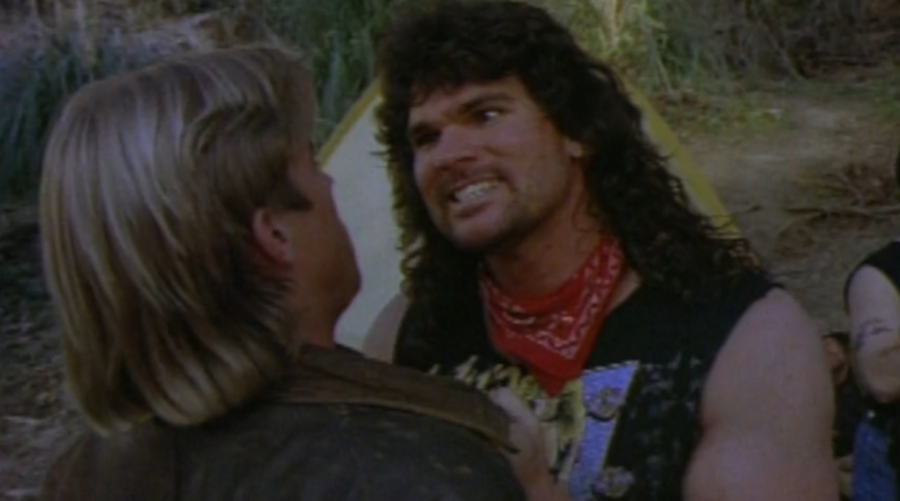 A scene from the movie Camp Fear