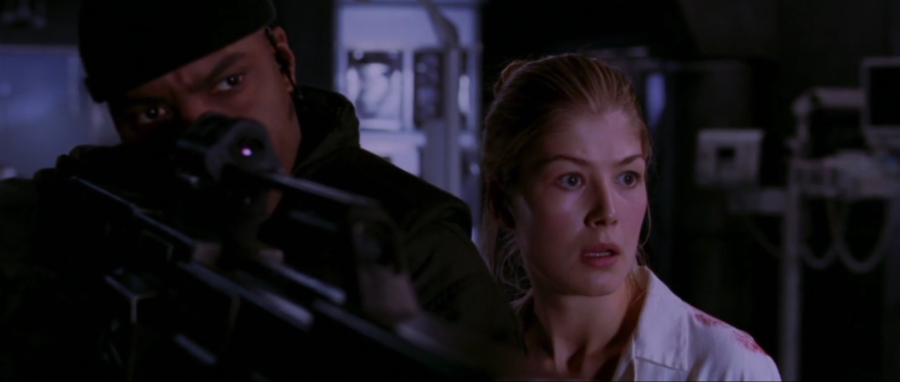 A scene from the movie Doom