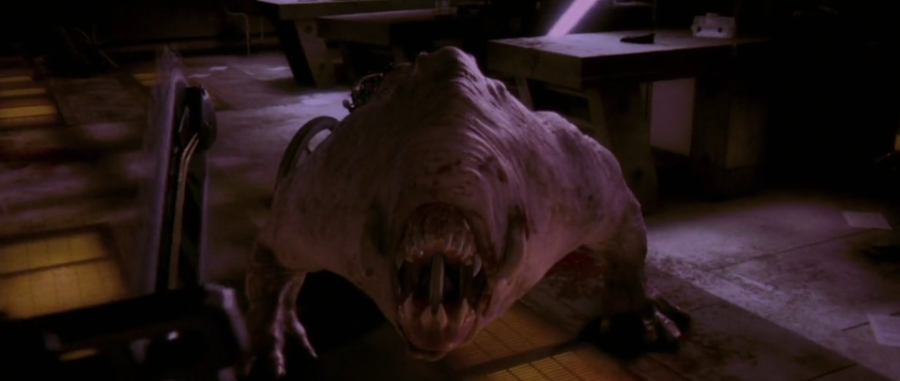 A scene from the movie Doom