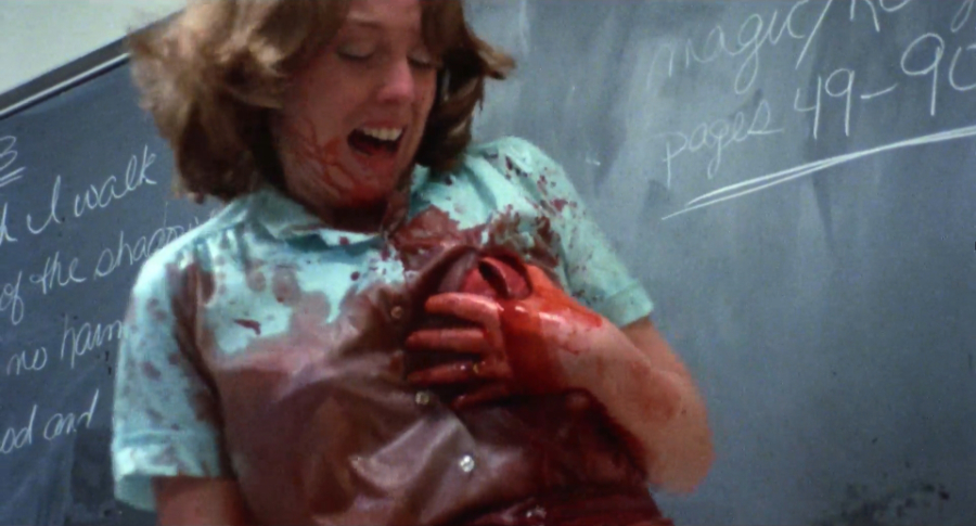 A scene from the movie Splatter University