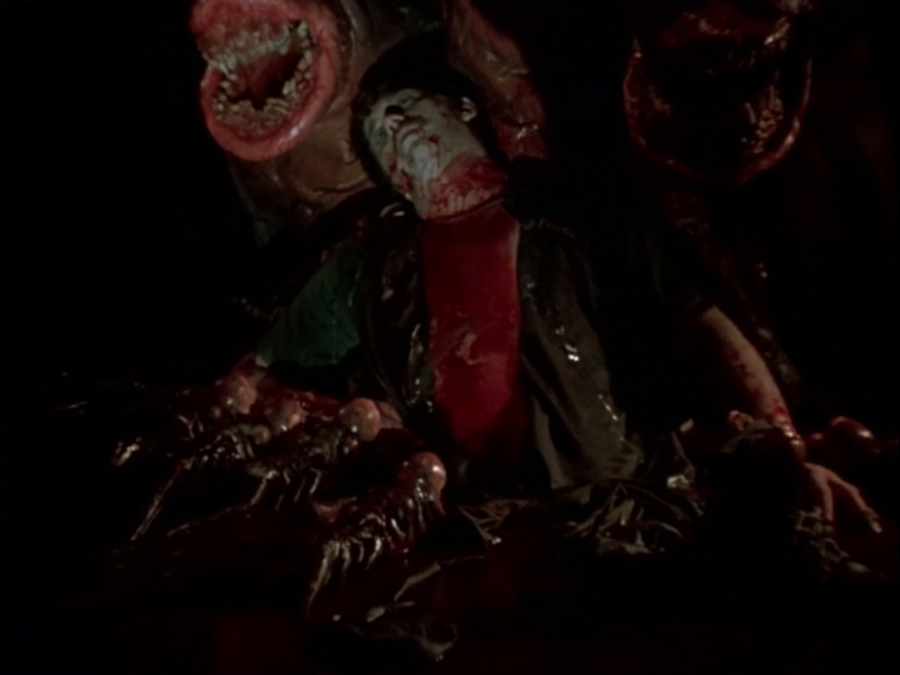 A scene from the movie The Deadly Spawn