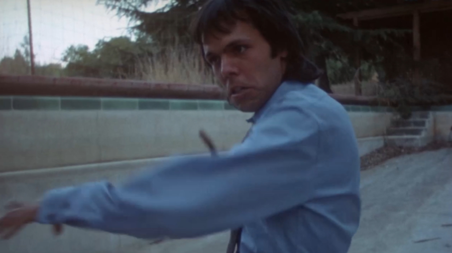 A scene from the movie Warlock Moon